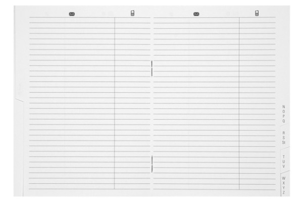 BIELLA Adressregister 85530800U 16 Seiten 10x13.9cm