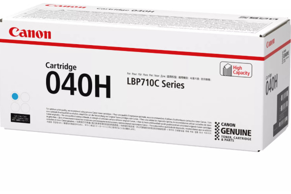 CANON Toner-Modul 040H cyan 0459C001 LBP 710Cx/712Cx 10'000 Seiten