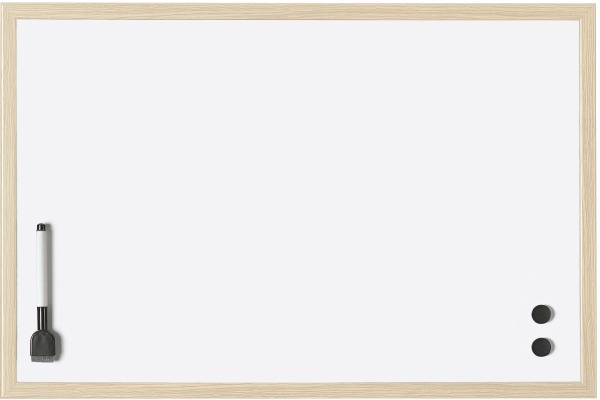 MAGNETOP. Whiteboard mit Holzrahmen 121927 Stahl 800x600mm