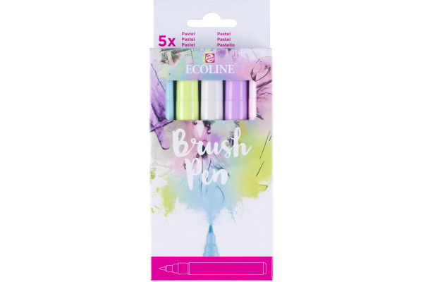 TALENS Ecoline Brush Pen Set 11509931 pastel 5 Stück