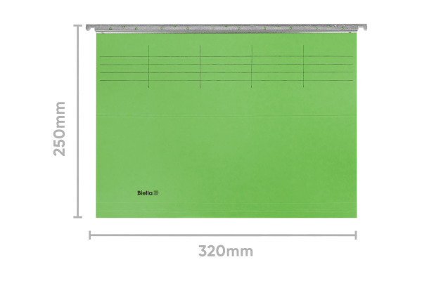 BIELLA Hängemappe A4 27142531U hellgrün 32x25cm