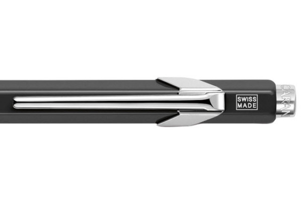 CARAN d'A Kugelschreiber 849 Pop Line 849.509 schwarz matt, mit Metalletui