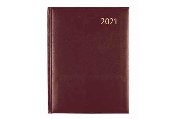 AURORA Agenda Florence Business 2027 2915R 1W/2S bordeaux ML 17.5x22.5cm