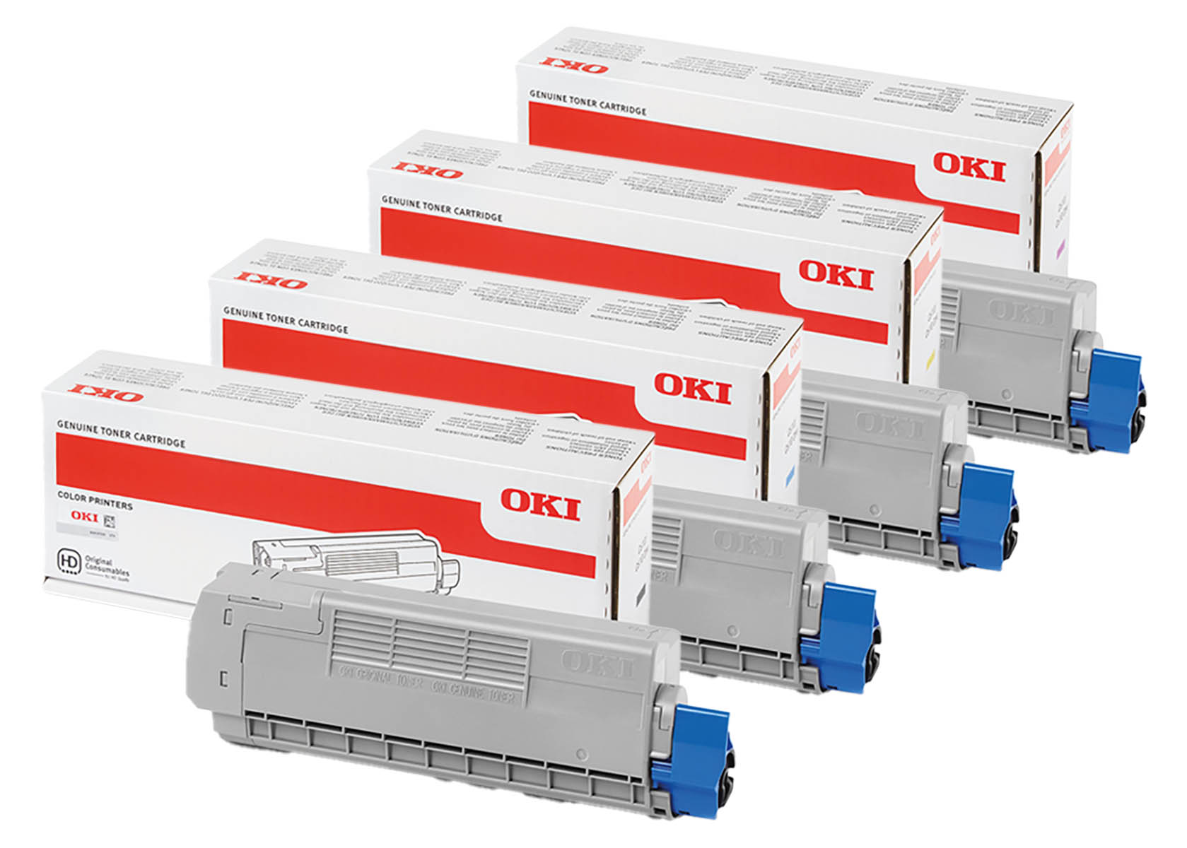Original OKI C610 SET Multipack / Set mit allen vier Farben