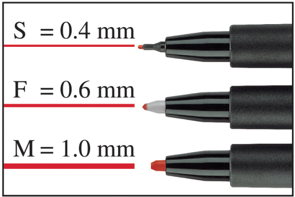FABER-CA. OHP MULTIMARK S 152321 rot perm.