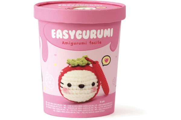 GRAINECRÉ Easygurumi Kit GC-420400 Erdbeere
