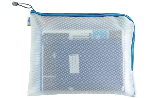 HERMA Dokumententasche mit Zip A4 20015 blau, 36x28cm