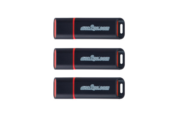DISK2GO USB-Stick passion 2.0 8GB 30006495 USB 2.0 3 Pack