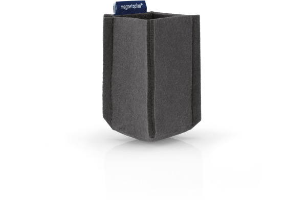 MAGNETOP. Stiftehalter magnetoTray S 1227601 grau, Filz recyceled