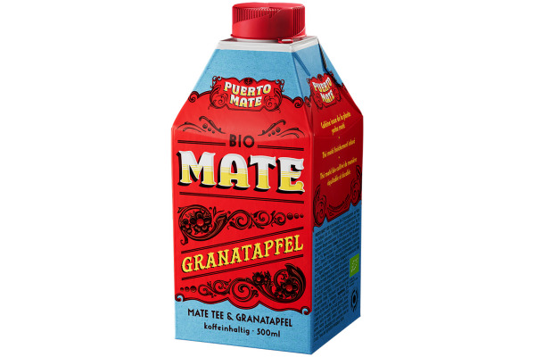 PUERTO Mate Granatapfel Bio 4111 50 cl, 8 Stk.