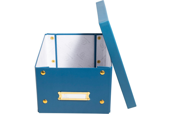 EXACOMPTA Aufbewahrungsbox Neo Deco A5+ 62252E blau 20x26x15cm