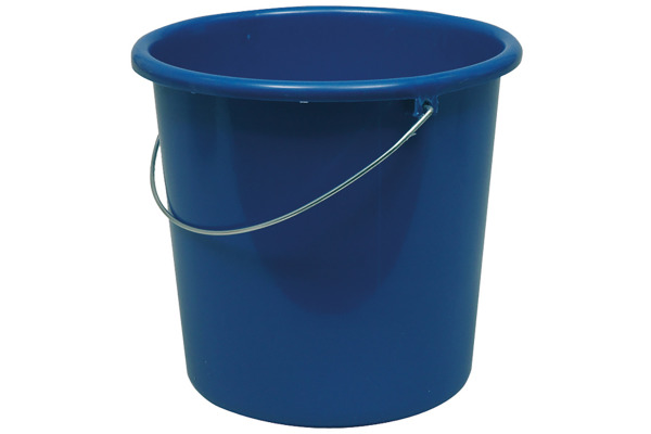 WEBSTAR Plastikeimer, Metallbügel 10lt 9731 blau