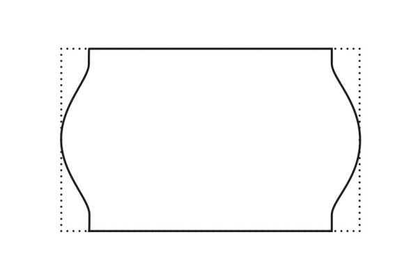 SATO Etiketten 26x16mm 702100003 weiss, permanent 1200 Stück