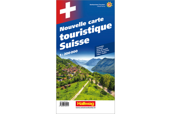 HALLWAG Neue Reisekarte 382833021 Schweiz 1:200'000