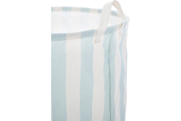 JABADABAD Aufbewahrungskorb 40x40cm K160 gestreift, blau