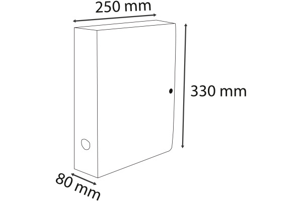 EXACOMPTA Ablagebox Skandi A4 89470E assortiert 100mm