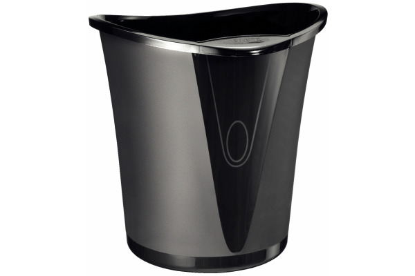 LEITZ Papierkorb Allura 52040095 schwarz 18lt