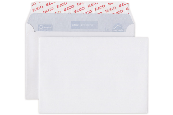 ELCO Briefumschlag proclima C5 74272.20 recycling, Fenster re. 25 Stk.