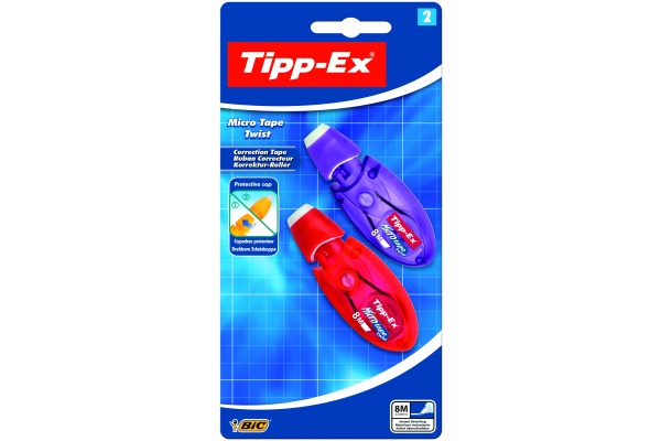 TIPP-EX Microtape Twist 8mx5mm 8794311 Blister 2 Stück
