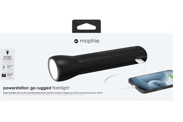 MOPHIE Powerstation Go Rugged 401107705 Jumpstart Flashlight