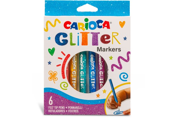 CARIOCA Fasermaler 42190 Glitter E-6