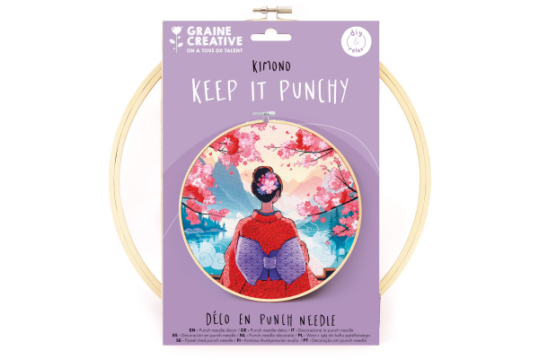 GRAINECRÉ Punch Needle Kit 25cm GC-420341 Komono