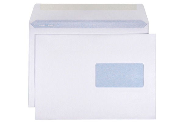 METTLER Couvert Fenster rechts B5 8094 100g, gummiert 500 Stk.