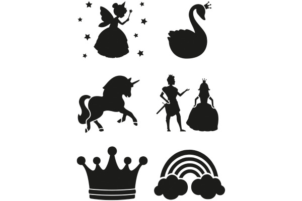 ALADINE Schablone Kids 81395 Prinzessin 6 Stück