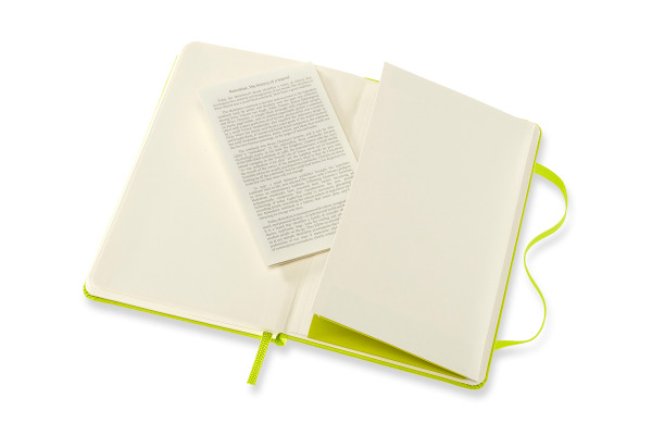 MOLESKINE Notizbuch Classic HC Pocket 420850857 liniert,limetten grün 96 Blatt