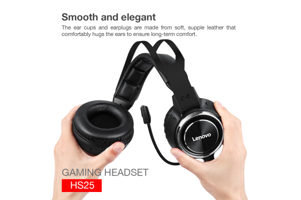 LENOVO Gaming Headphones HS25 HS25-BK