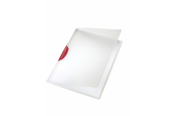 LEITZ Color Clip rot A4 41750025 transparent