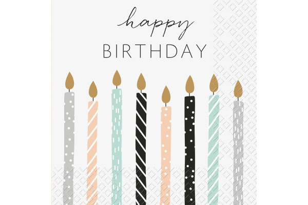 STEWO Serviette Morisson 33x33cm 257262256 grau hell 20 Stück