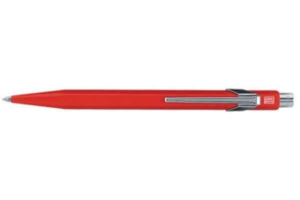 CARAN d'A Kugelschreiber 849 Metall 849.020 rot, nachfüll., Schrift rot