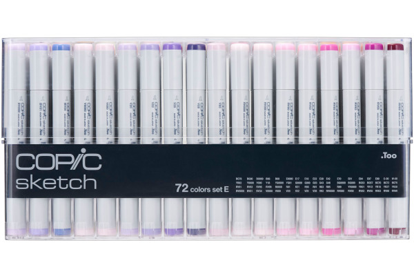 COPIC Marker Sketch 21075159 Set E, 72 Stück
