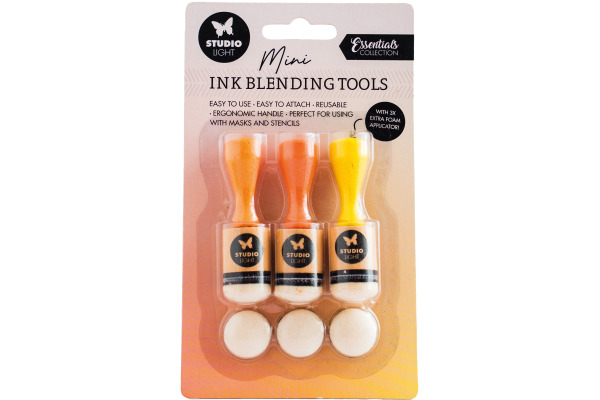 STUDIO LI Farbmischwerkzeuge INKAP03 Pads 2 cm 6 Stück