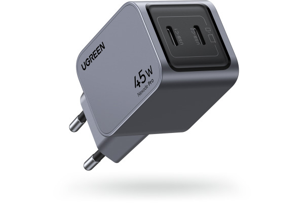 UGREEN USB Wallcharger Nexode Pro 35008 45W, Dual USB-C, GaN