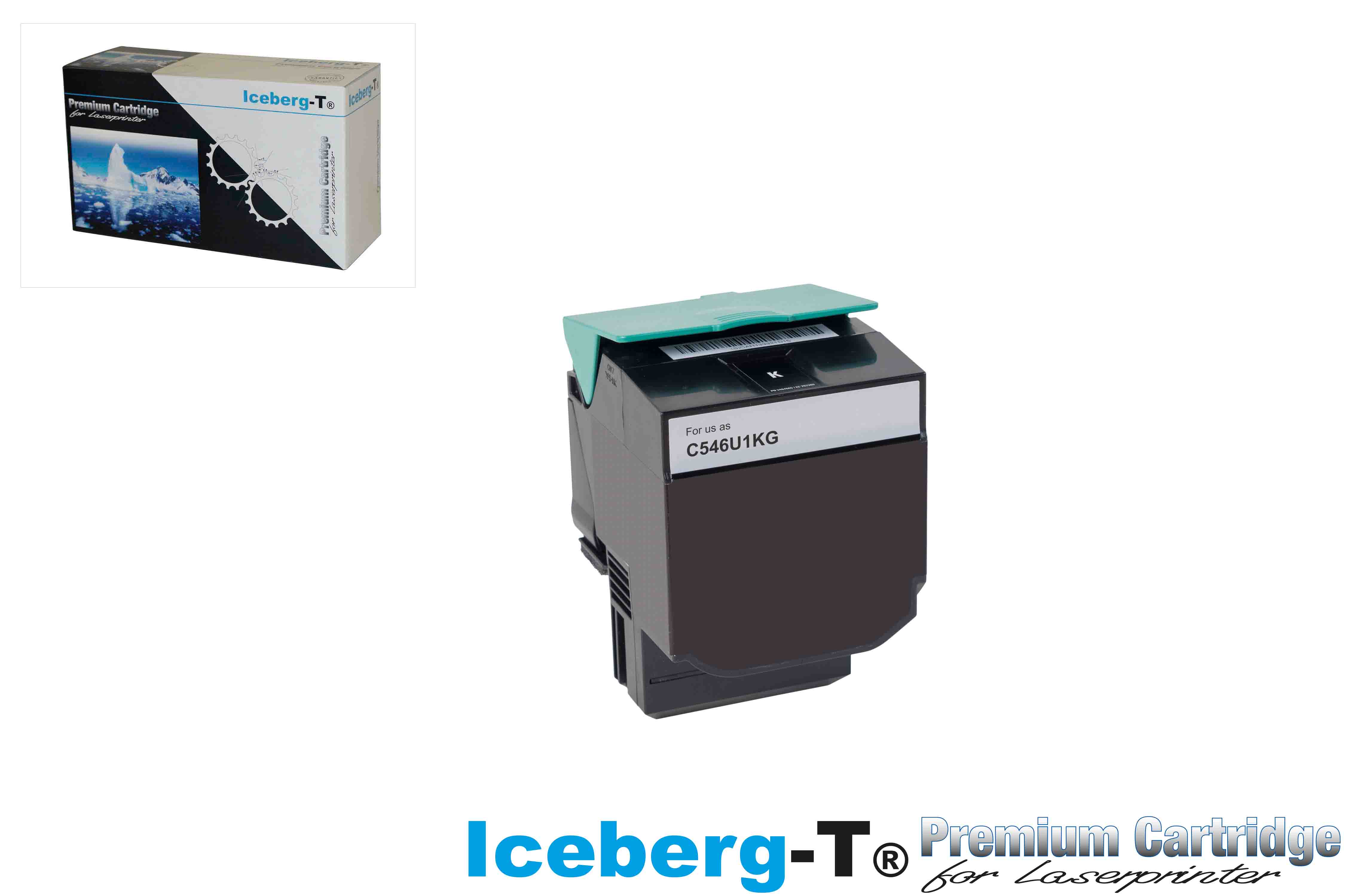 Iceberg-T Toner C546 / X546 8'000 Seiten, black