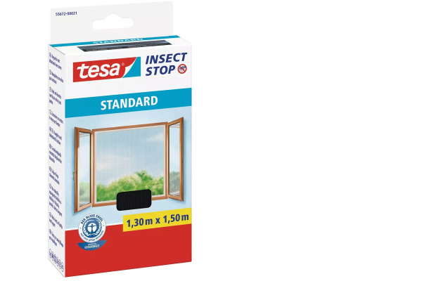TESA Insect Stop STANDARD 1.3x1.5m 55672 anthrazit 1 Stück