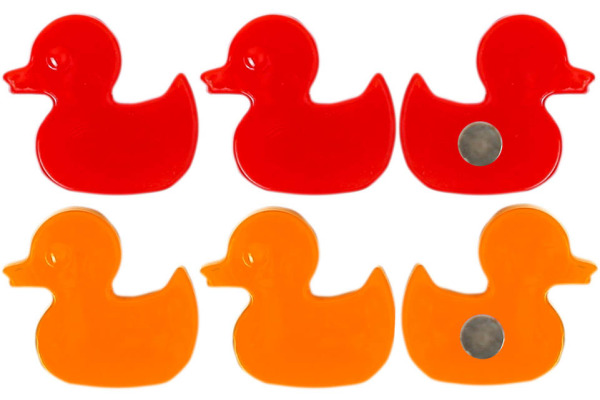 I AM CREA Magnet Ente Let`s Organize 4035.48 rot 6 Stück