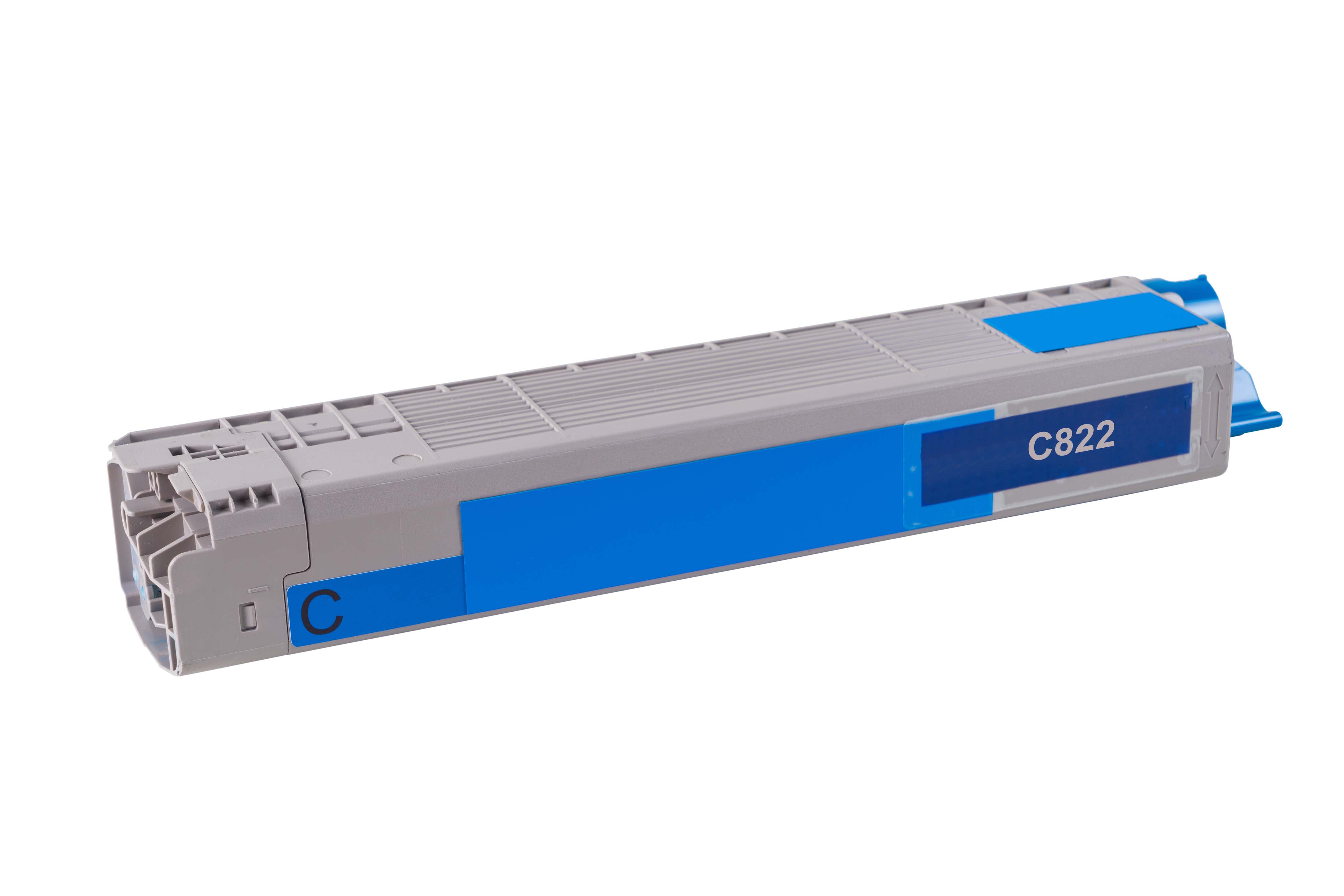 Tonerfabrik Toner OKI C822 7'300 Seiten, cyan