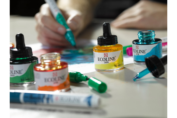 TALENS Deckfarbe Ecoline 30ml 11256401 bluish green