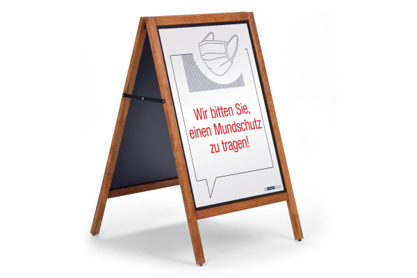 MAGNETOP. Kundenstopper MULTI A1 50090060 mit Magnetfolie, Outdoor