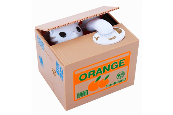 I-TOTAL Sparkasse Katze XL0251 12x10x9cm