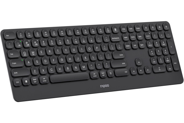 RAPOO E9390M Ultraslim Keyboard 13133 Wireless, Black