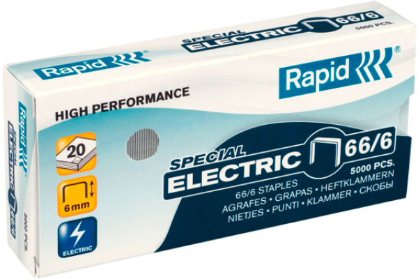 RAPID Heftklammern Strong 66/6 mm 24867800 verzinkt 5000 Stück