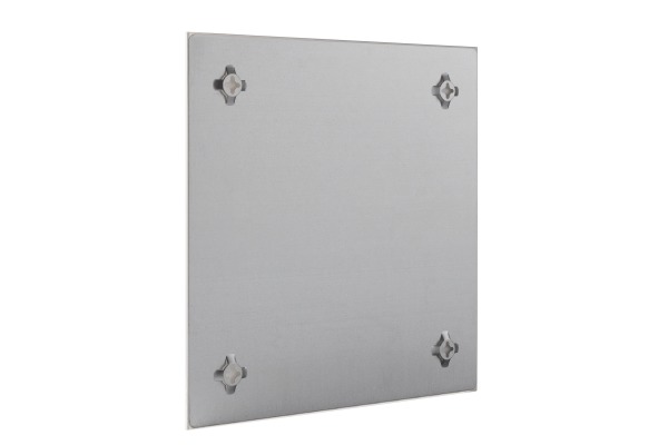 MAGNETOP. Design-Glasboard 400x400mm 13401000 weiss, magnetisch
