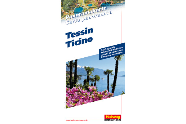 HALLWAG Panoramakarte 382830125 Tessin