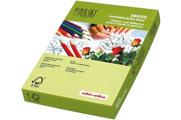 PAPYRUS Karton Bristol A4 88077859 300g, weiss 125 Blatt