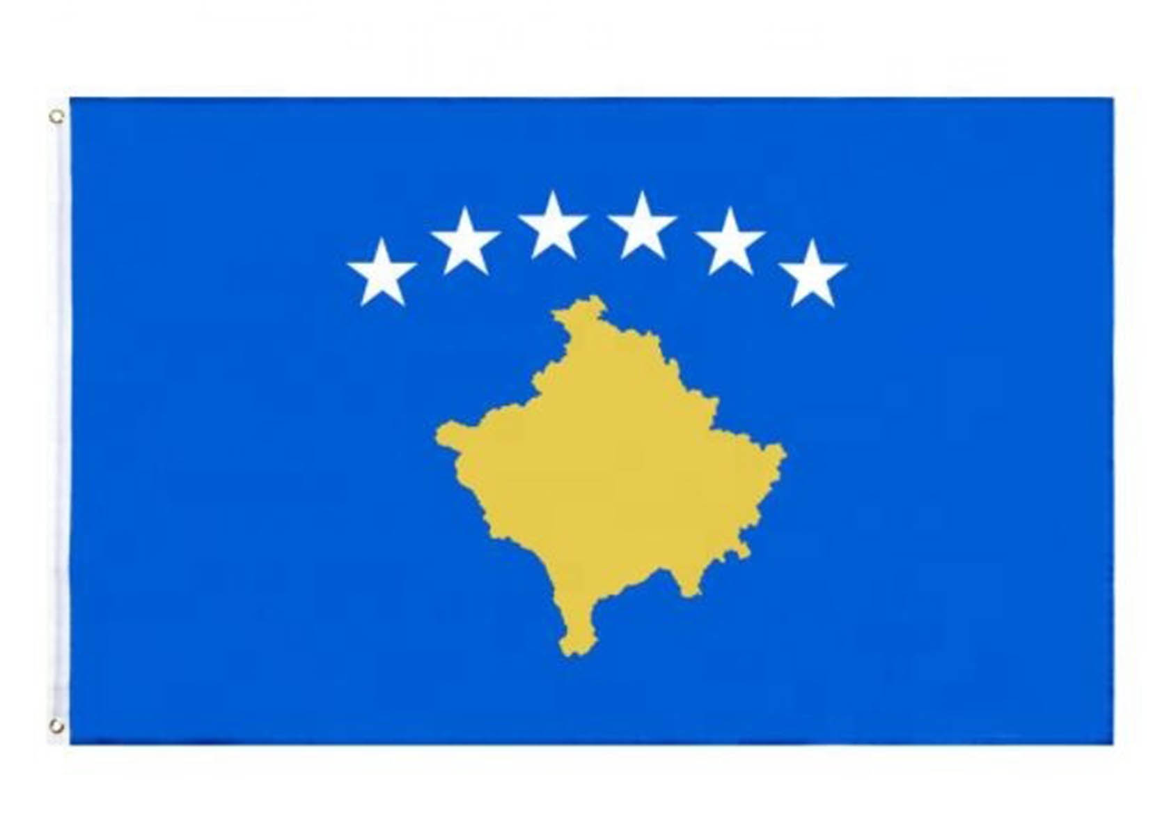Kosovo Flagge 150x90cm Fahne aus Polyester 