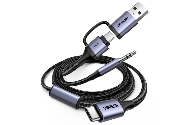 UGREEN Audio Adapter 2-in-1 45009 2xUSB-C, USB-A, 3.5mm